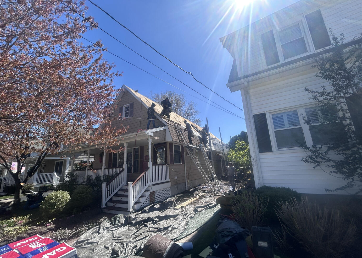 New roof for solar reinstall, Manasquan NJ