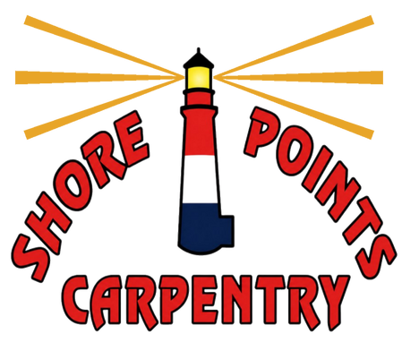 Shore Points Carpentry logo Shore Points Carpentry logo-lighthouse roofing and carpentry, Brick, NJ